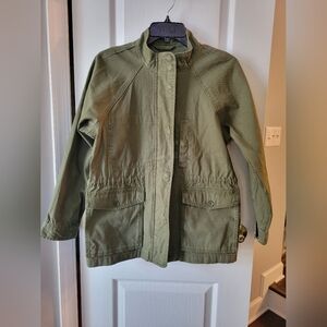 Madewell Northover Utility Jacket Size Small Desert Olive Green Cotton Military